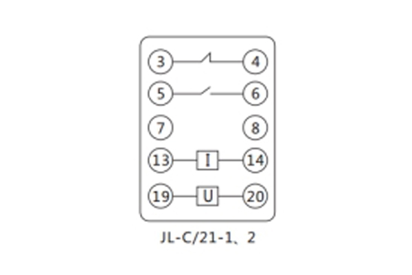 JL-C/21-1接線(xiàn)圖